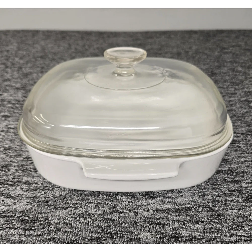 Corning Ware A-10-B Le Romarin 10x10x2 Sq Casserole Dish Spice Of Life W/ Lid